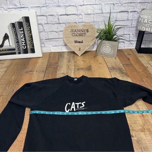 CATS Broadway Tour Sweatshirt Size XL 1981 Deadstock Vintage 80s Musical Play - Picture 7 of 9